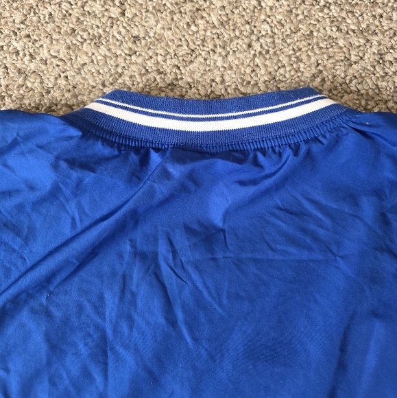 Vintage Reebok Rugby‎ Windbreaker Pullover Blue, Lined XXL - Picture 13 of 14